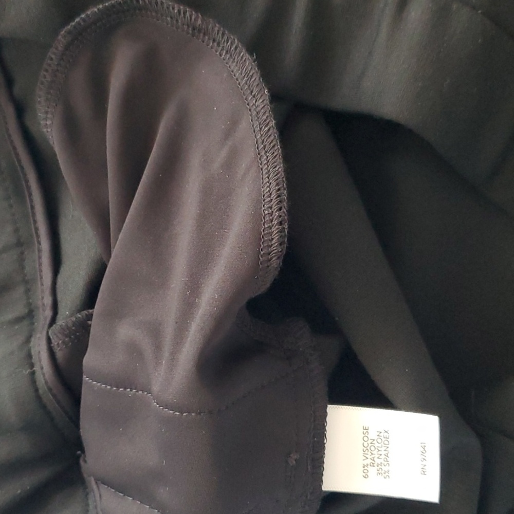 "J. JILL" PONTE SLIM LEG, Pull On PANT SIZE M, COLOR BLACK - Picture 7 of 12
